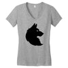 THE KING WOLF Women's V-Neck T-Shirt