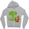 apathetic in the face of certain annihilation Zipper Hoodie