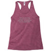incomplete data people Racerback Tank