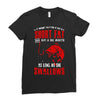 short and fat Ladies Fitted T-Shirt