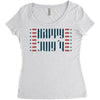 happy july 4th Women's Triblend Scoop T-shirt