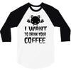 coffee drinkers 3/4 Sleeve Shirt