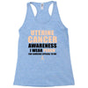 Uterine Cancer Awareness I Wear Peach For Some Special To Me Racerback Tank