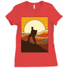mountain hiker Ladies Fitted T-Shirt