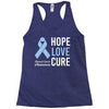 hope love cure stomach cancer awareness Racerback Tank