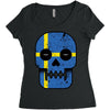 sweden till i die Women's Triblend Scoop T-shirt