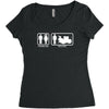 Drums - Problem Solved - Mens Funny Women's Triblend Scoop T-shirt