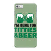st. patrick's day titties and beer iPhone 7 Case