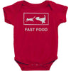 fast food funny Baby Bodysuit
