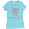pitbull american pit bull spiked dog collar Ladies Fitted T-Shirt