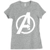 avengers sticker vinyl decal Ladies Fitted T-Shirt