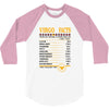 Virgo Facts Zodiac 3/4 Sleeve Shirt