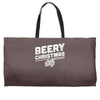 beery christmas hops drinking beer funny Weekender Totes