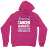stomach cancer awaneress i wear periwinkle for someone special to me Unisex Hoodie