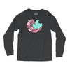 japanese pastel kawaii anime meme surf beach wave Long Sleeve Shirts
