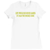 life would be easier if had source code Ladies Fitted T-Shirt