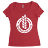 saskatchewan canada Women's Triblend Scoop T-shirt