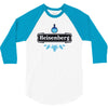 heisenberg crystal meth 3/4 Sleeve Shirt
