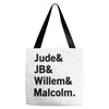 Jude JB Willem Malcolm Tote Bags