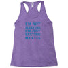 funny dads Racerback Tank