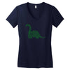 fontasaurus Women's V-Neck T-Shirt