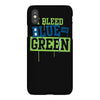 i bleed blue and green iPhoneX Case