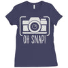 oh snap Ladies Fitted T-Shirt