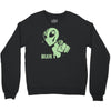 alien believe space sci fi ufo nerd Crewneck Sweatshirt
