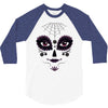 girl day of the dead 3/4 Sleeve Shirt