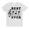 Best Dad Ever Funny Music Note All Over Women's T-shirt