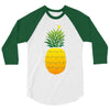 pineapple christmas tree 3/4 Sleeve Shirt