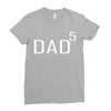 dad of 5 Ladies Fitted T-Shirt