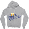 Sunday Funday Zipper Hoodie