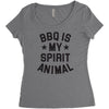 bbq spirit animal Women's Triblend Scoop T-shirt