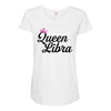 queen libra Maternity Scoop Neck T-shirt