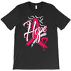 breast cancer awareness hope ribbon heart T-Shirt