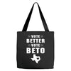 vote beto Tote Bags