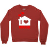 i love house music Crewneck Sweatshirt