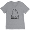 boo smile V-Neck Tee