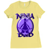 ninja dad Ladies Fitted T-Shirt