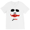 visage joker yeux ferm&eacute;s V-Neck Tee