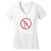 stop the intolerance Women's V-Neck T-Shirt