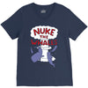 nuke the whales funny V-Neck Tee