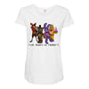 five nights Maternity Scoop Neck T-shirt