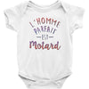 l homme parfait est motard Baby Onesie