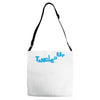 bob dylan homage Adjustable Strap Totes
