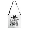 coffee drinkers Adjustable Strap Totes
