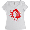metal gear solid Women's Triblend Scoop T-shirt
