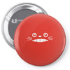 smiling face Pin-back button