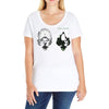 ice and fire Ladies Curvy T-Shirt